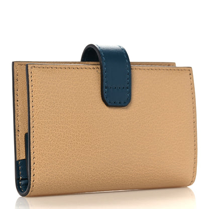 Givenchy Sugar Goatskin GV3 Wallet Beige Blue 3 of 8
