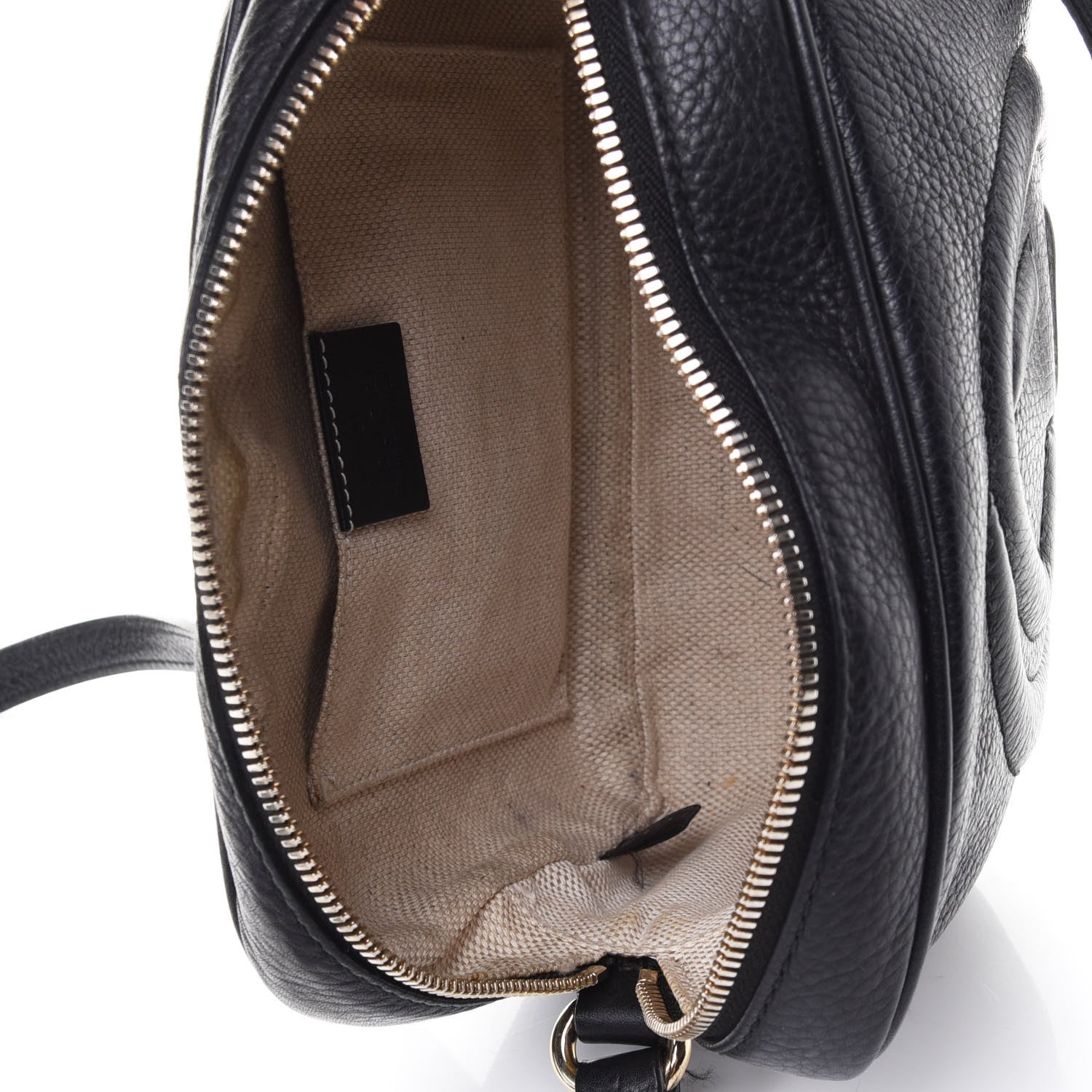 Gucci Pebbled Calfskin Small Soho Disco Bag Black 4 of 4