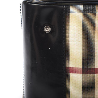 Burberry Supernova Check Bowling Bag Black 12 of 15