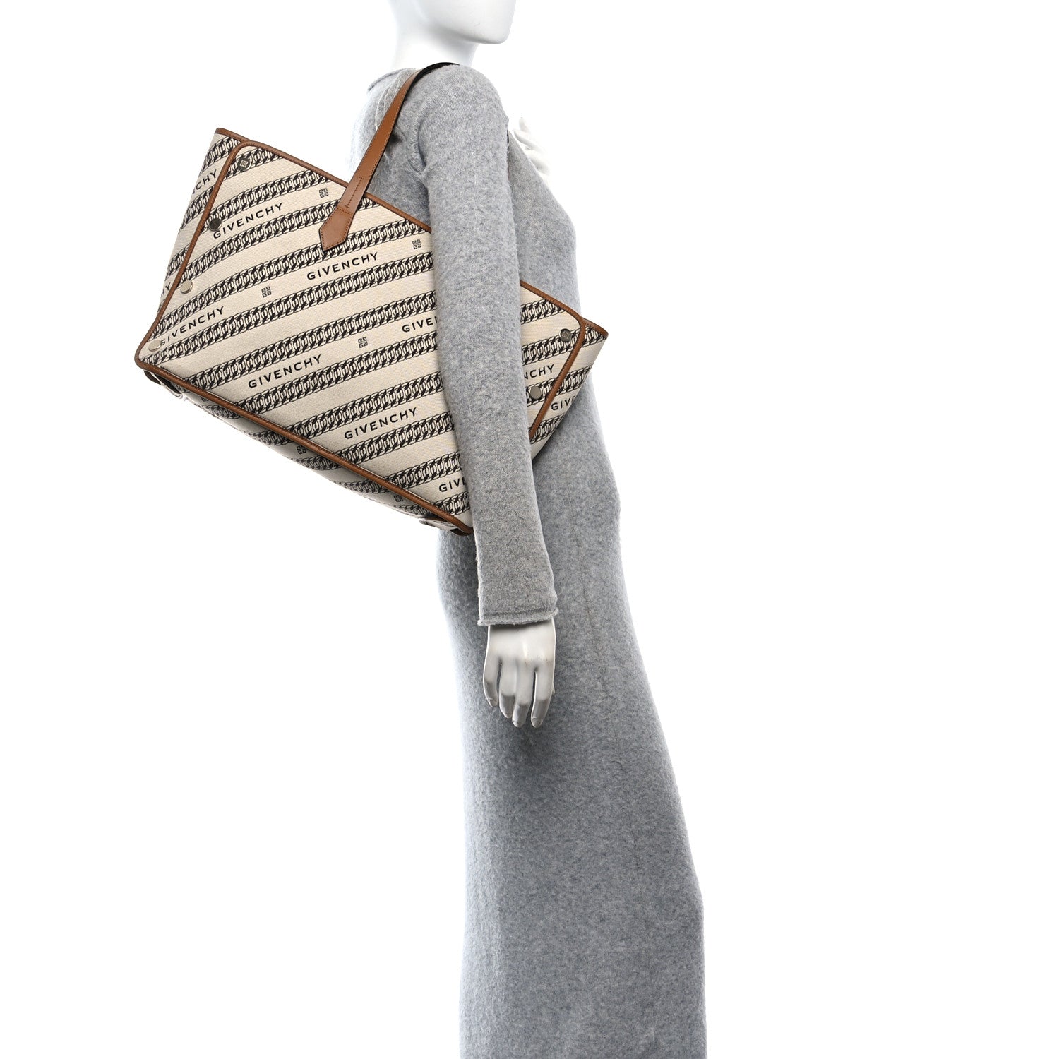 Givenchy Canvas Bond Large Shopper Tote Beige 2 of 10