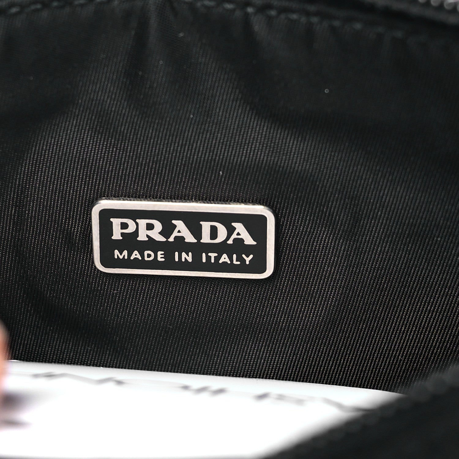 Prada Tessuto Nylon Mini Re-Edition 2000 Bag Black 6 of 11