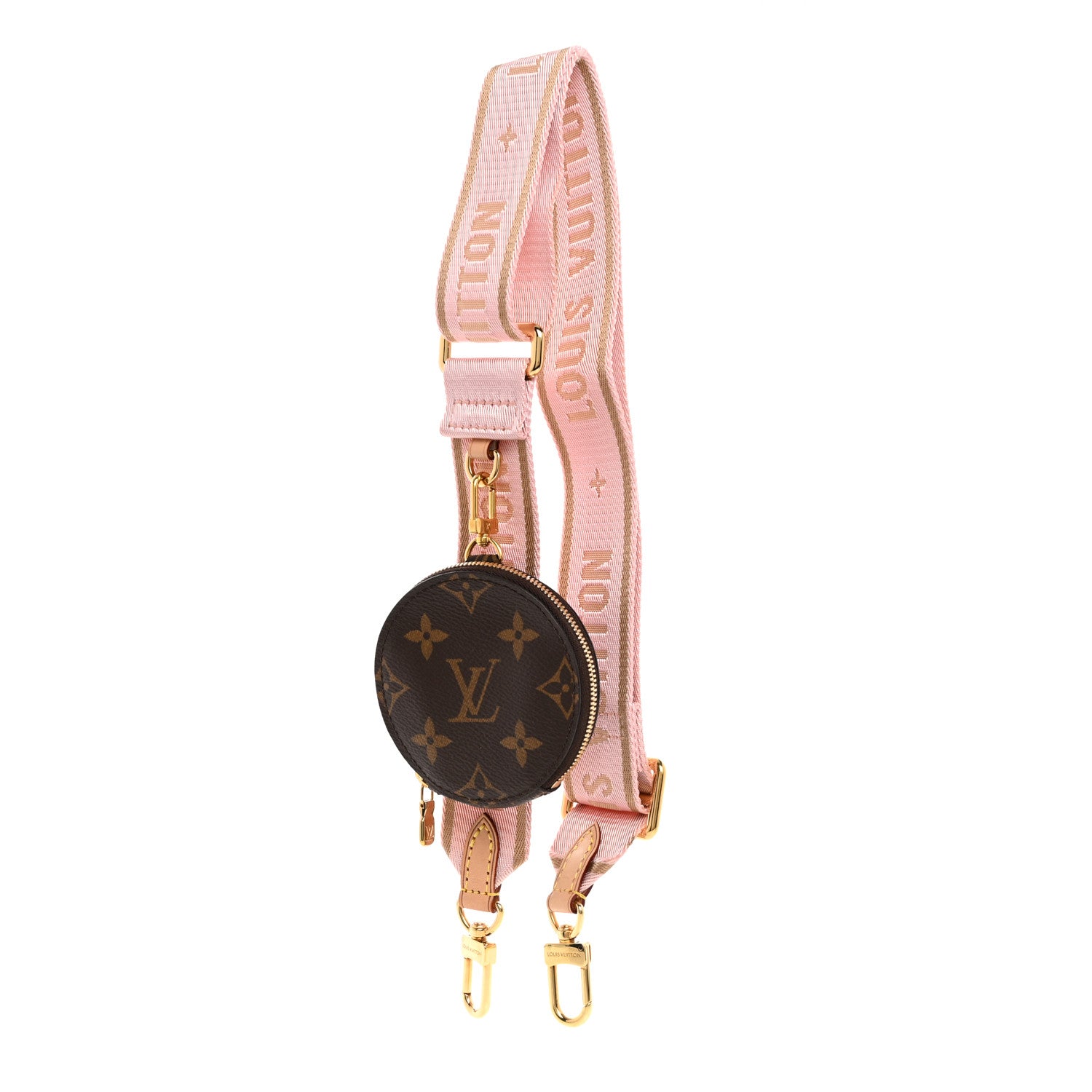 Louis Vuitton Monogram Multi Pochette Accessories Bandouliere Shoulder Strap Rose Clair 1 of 5