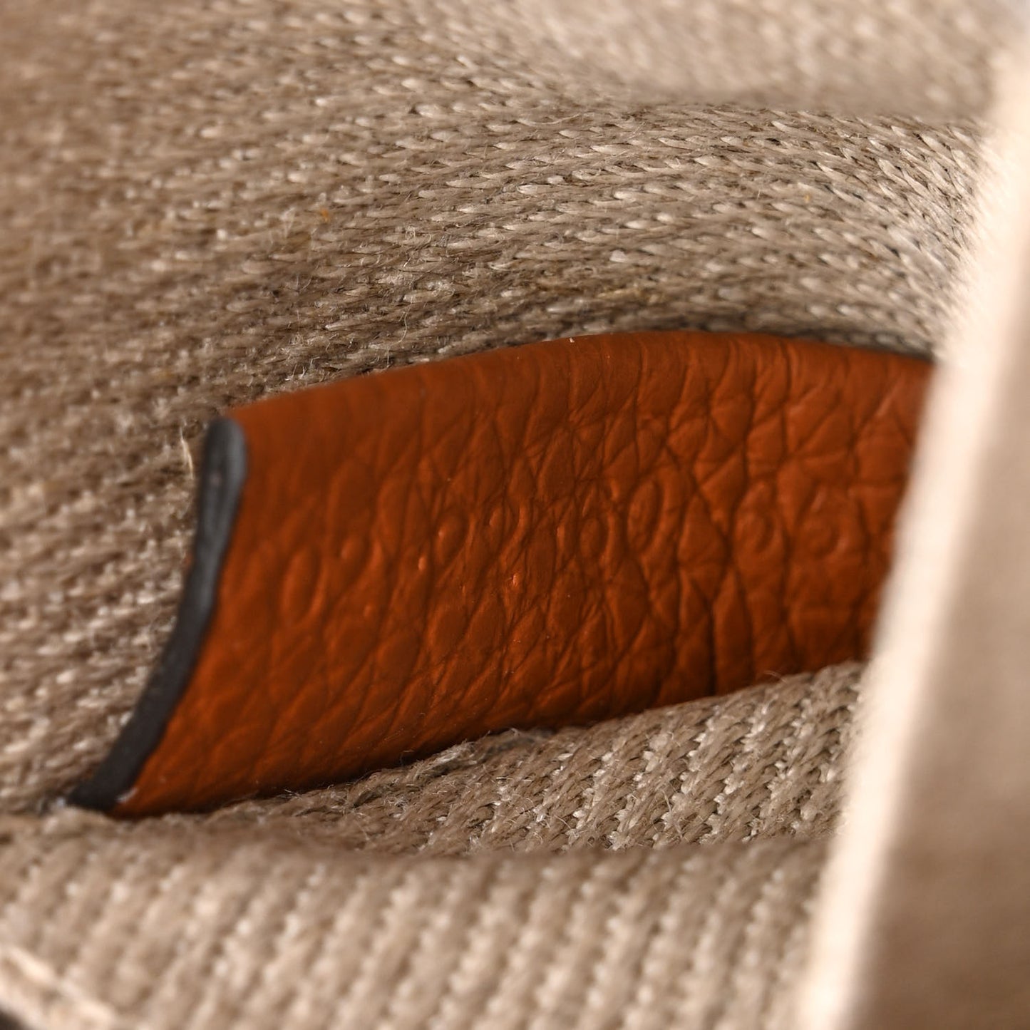 Calfskin Nano Marcie Saddle Bag Tan