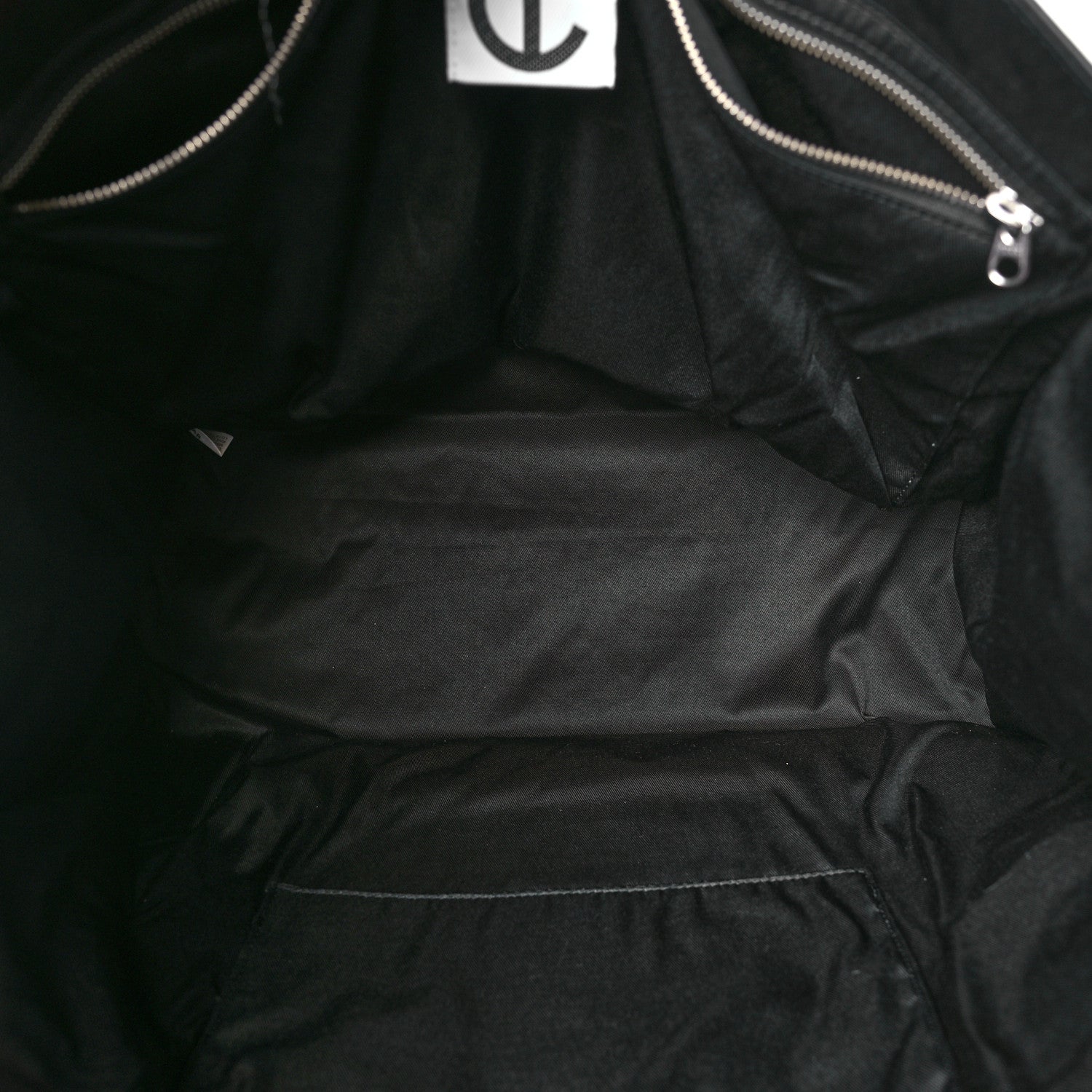 Telfar Vegan Leather Large Shopping Bag Black 5 of 9