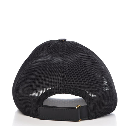 Gucci X SEGA Calfskin GUCCY Stars Baseball Hat XL Black Gold 4 of 7