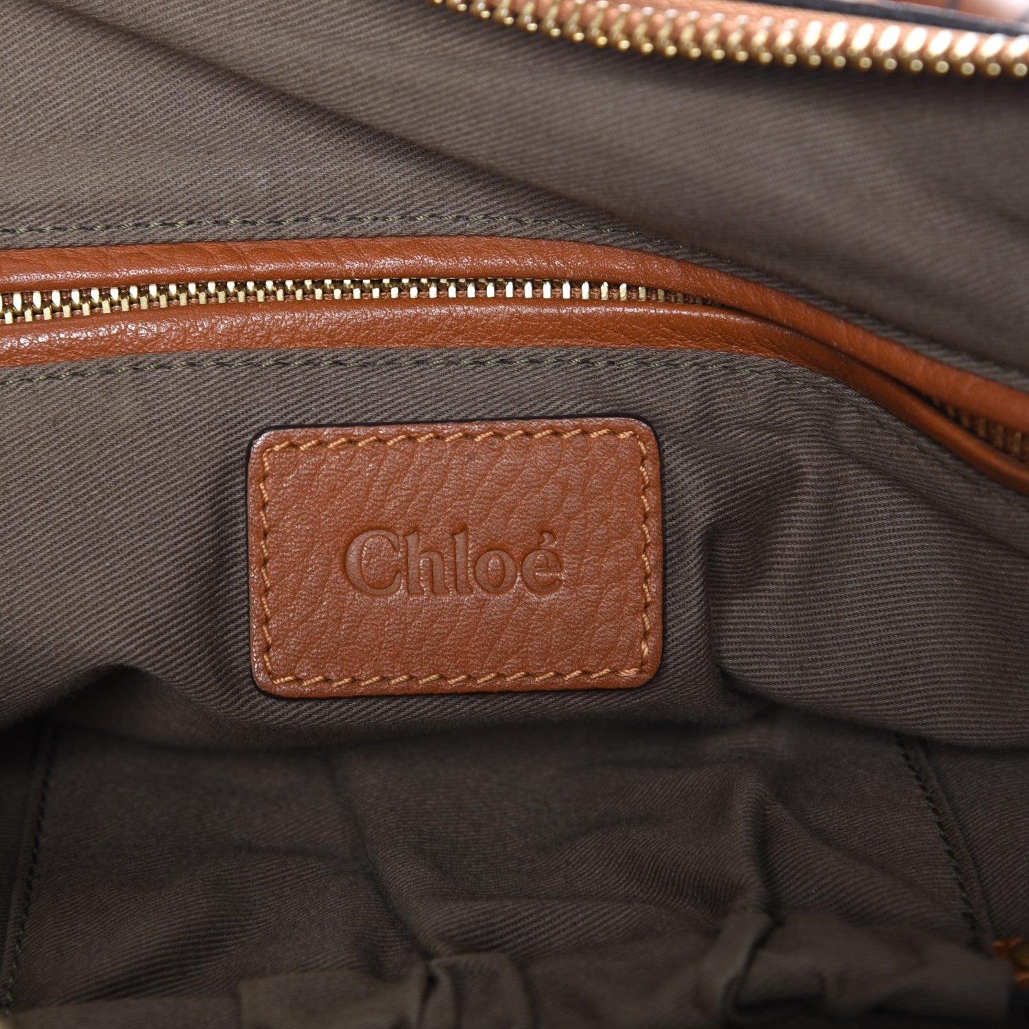 Chloe Calfskin Medium Marcie Satchel Tan 7 of 11
