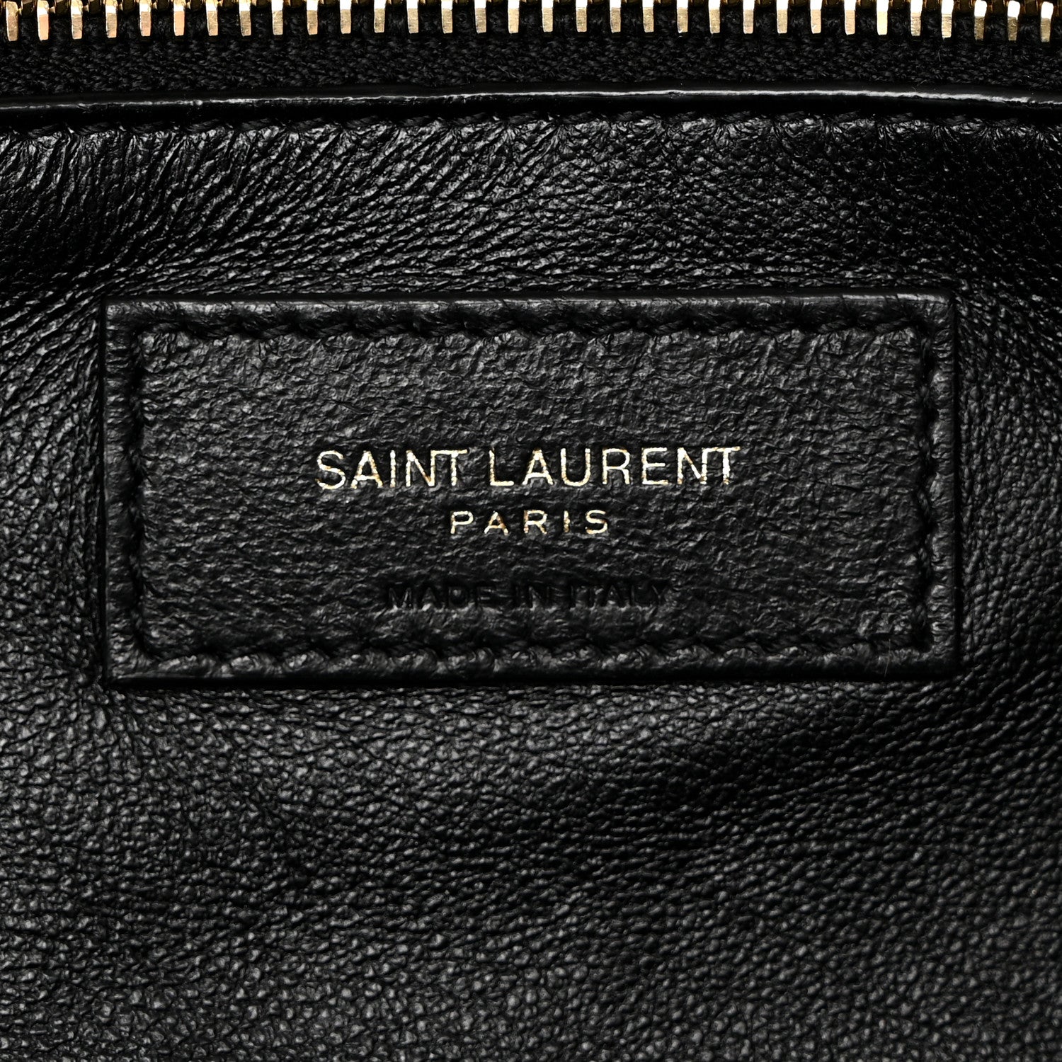Saint Laurent Lambskin Quilted Sade Puffer Envelope Clutch Black 8 of 10
