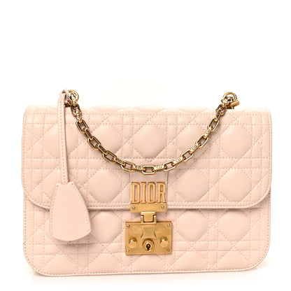 Christian Dior Lambskin Cannage Large Dioraddict Flap Rose Poudre 1 of 10