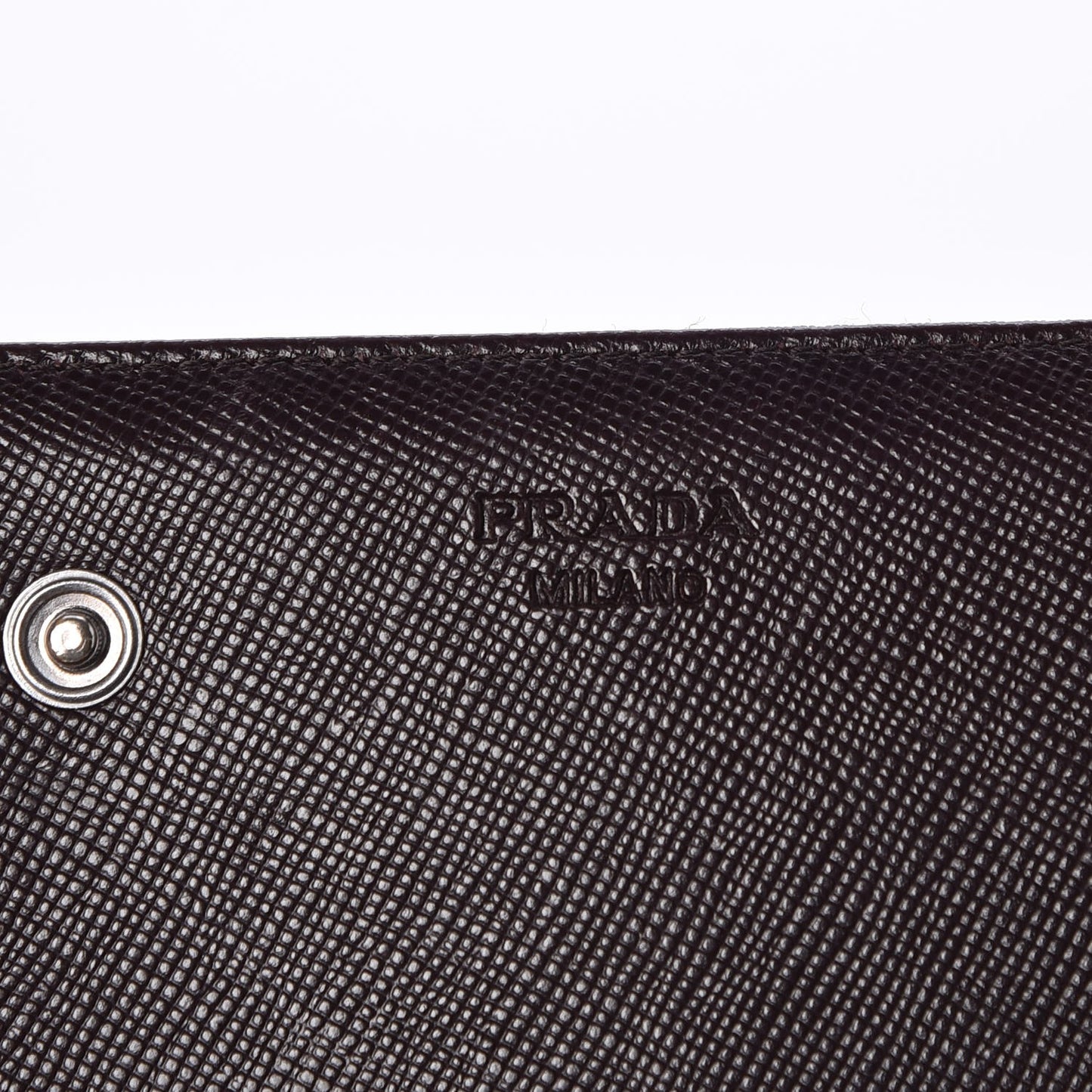 Tessuto Nylon Continental Flap Wallet Ebano