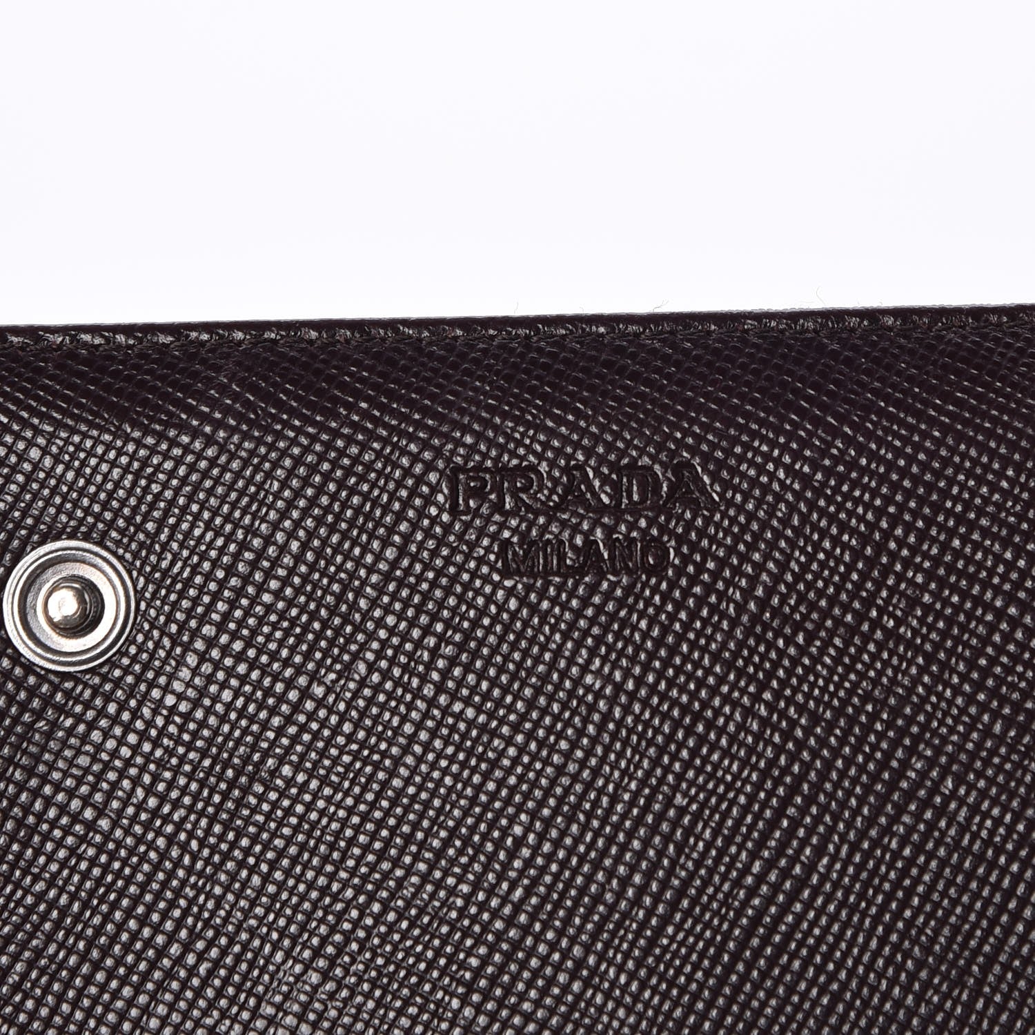 Prada Tessuto Nylon Continental Flap Wallet Ebano 6 of 8