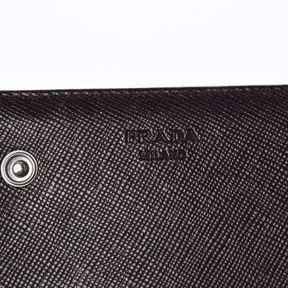 Prada Tessuto Nylon Continental Flap Wallet Ebano 6 of 8