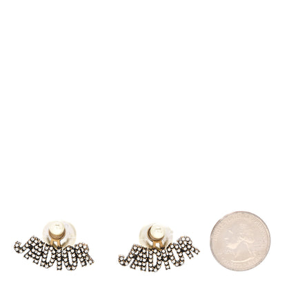 Christian Dior Pearl Crystal J'Adior Earrings 2 of 5