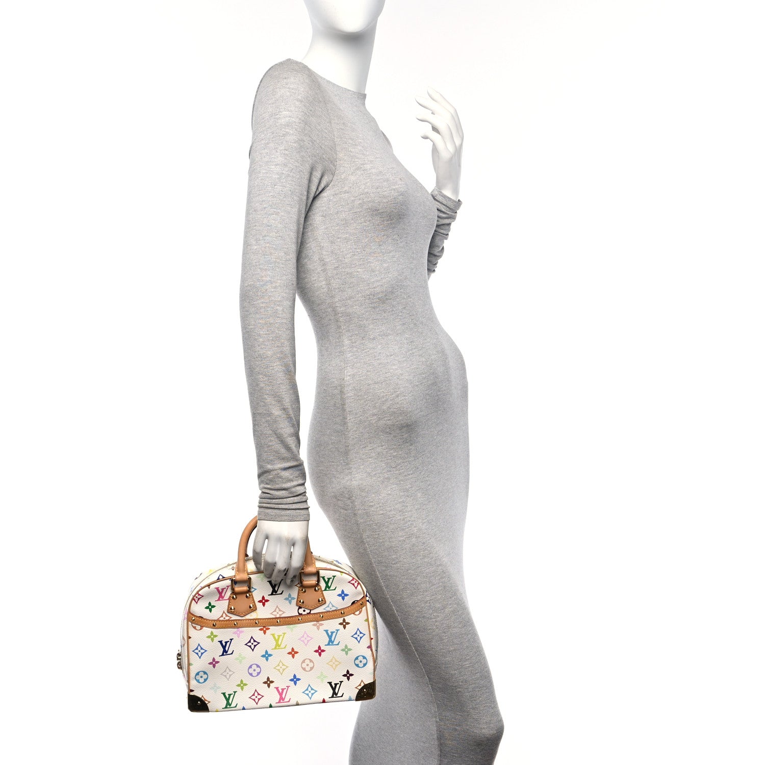 Louis Vuitton Monogram Multicolor Trouville White 2 of 9