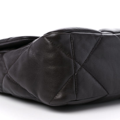 Chanel Lambskin Quilted Large Chanel 19 Flap Dark Brown 8 of 10