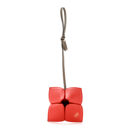 Fendi Nappa Fortune Teller Bag Charm Red 1 of 10