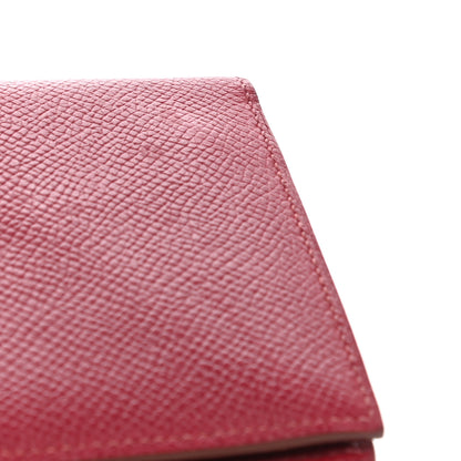 Hermes Epsom Bearn Gusset Wallet Rubis 9 of 10