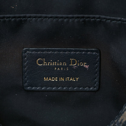 Christian Dior Oblique 30 Montaigne Cosmetic Pouch Blue 6 of 9