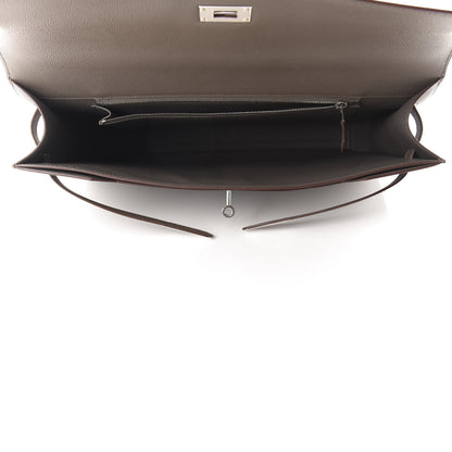 Hermes Epsom Kelly Depeches 36 Gris Etain 5 of 11