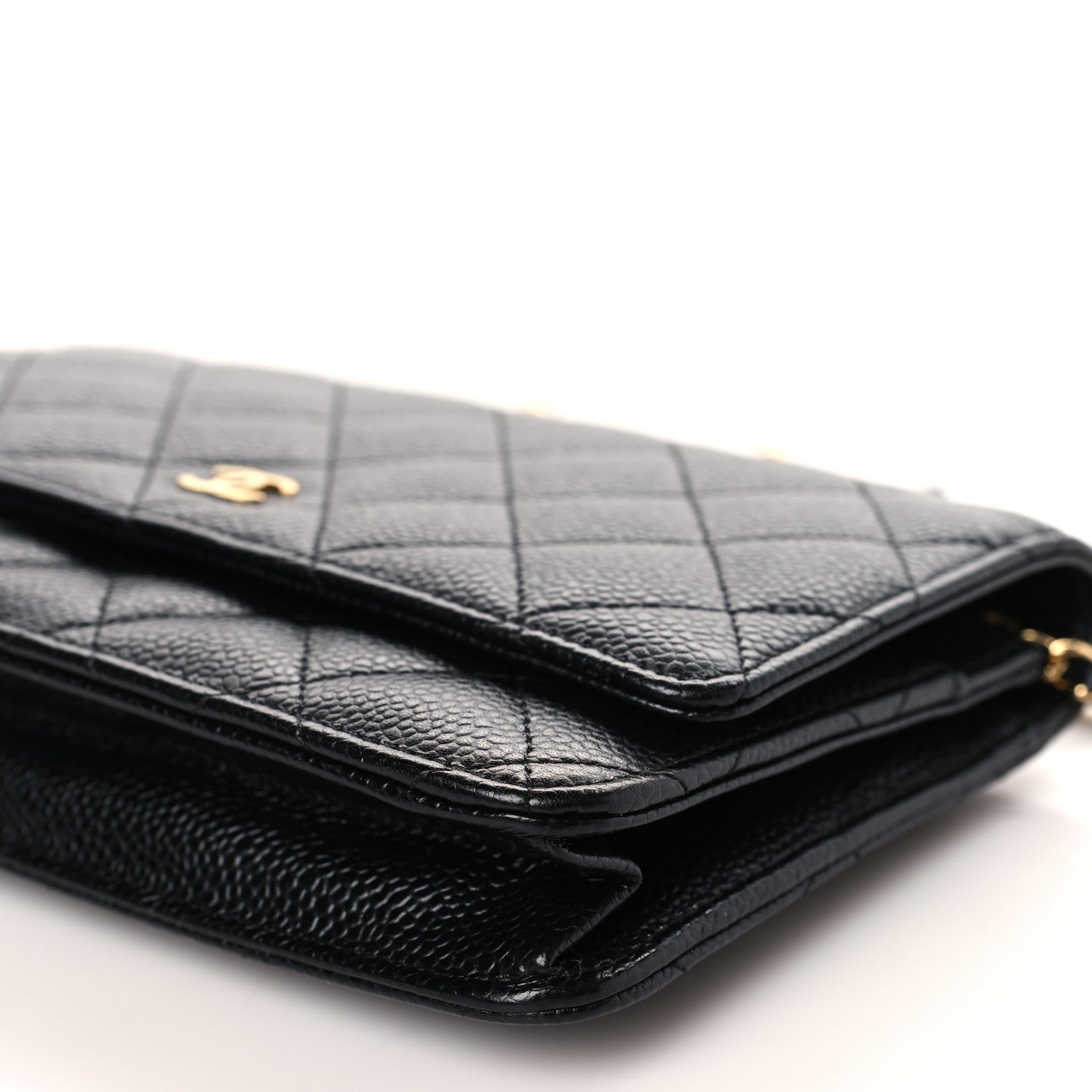 Chanel Caviar Quilted Wallet on Chain WOC Black 9 of 10