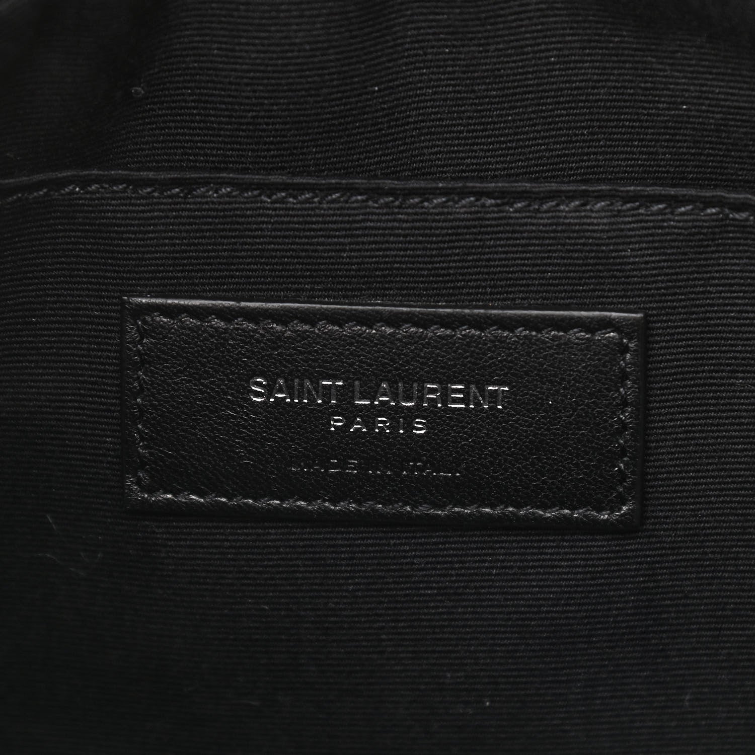 Saint Laurent Lambskin Monogram Small Lou Camera Bag Asphalt 5 of 12
