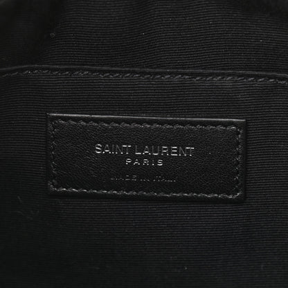 Saint Laurent Lambskin Monogram Small Lou Camera Bag Asphalt 5 of 12