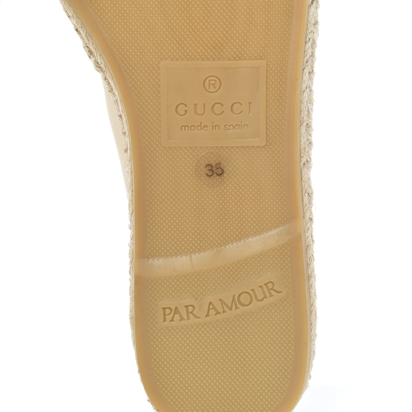 Canvas Logo Espadrilles 35 Greggio White