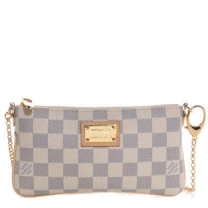 Louis Vuitton Damier Azur Pochette Milla MM 1 of 10