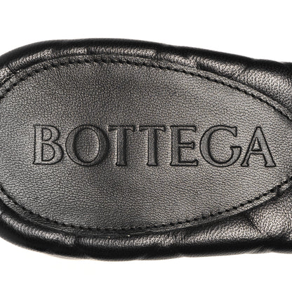 Bottega Veneta Lambskin Weaving Effect Amy Sandals 37 Black 8 of 9