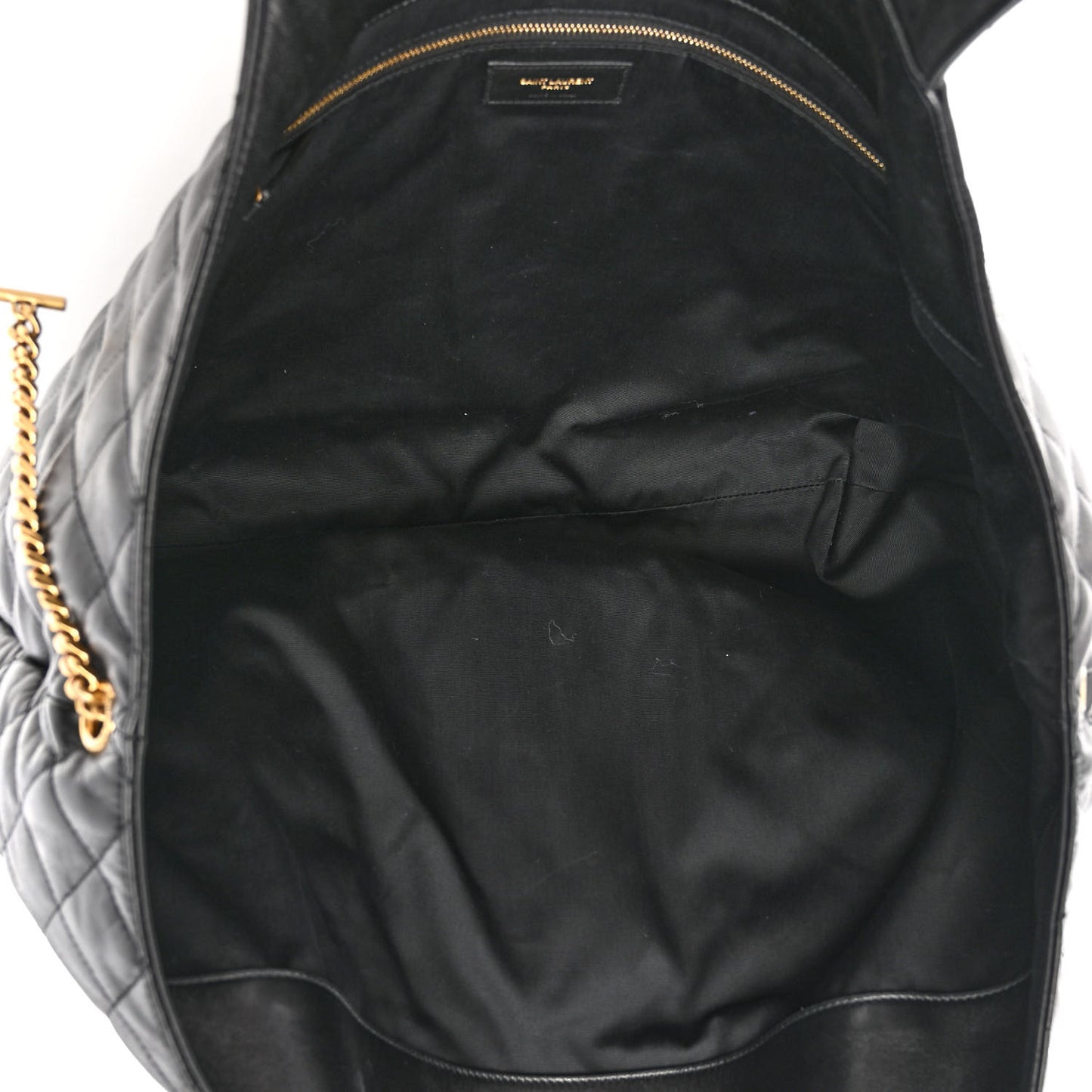 Lambskin Quilted Maxi Icare Shopping Tote Black