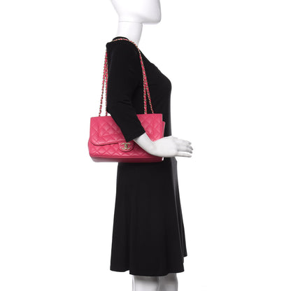 Chanel Lambskin Quilted Medium Mademoiselle Chic Flap Pink 2 of 12