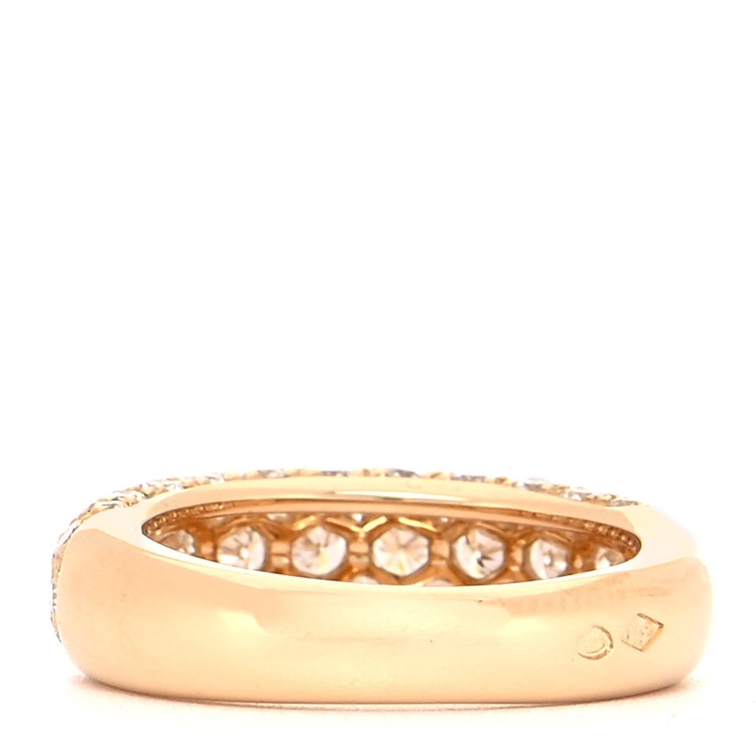 Cartier 18K Yellow Gold Diamond Mimi Ring 48 4.5 2 of 4