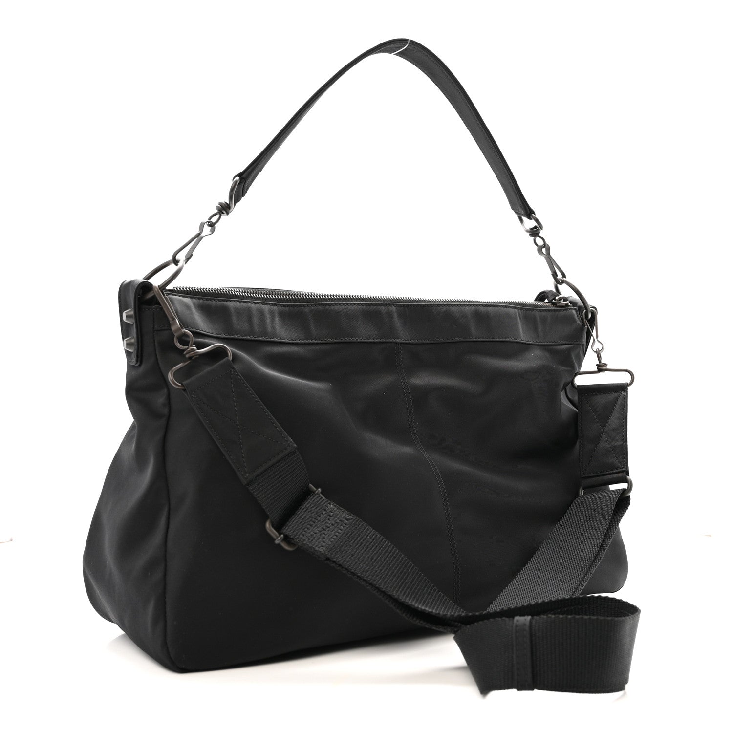 Balenciaga Nylon Medium Le City Moto Black 1844237 – FASHIONPHILE