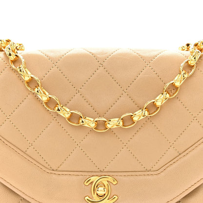 Chanel Lambskin Quilted Small Single Flap Beige 9 of 13