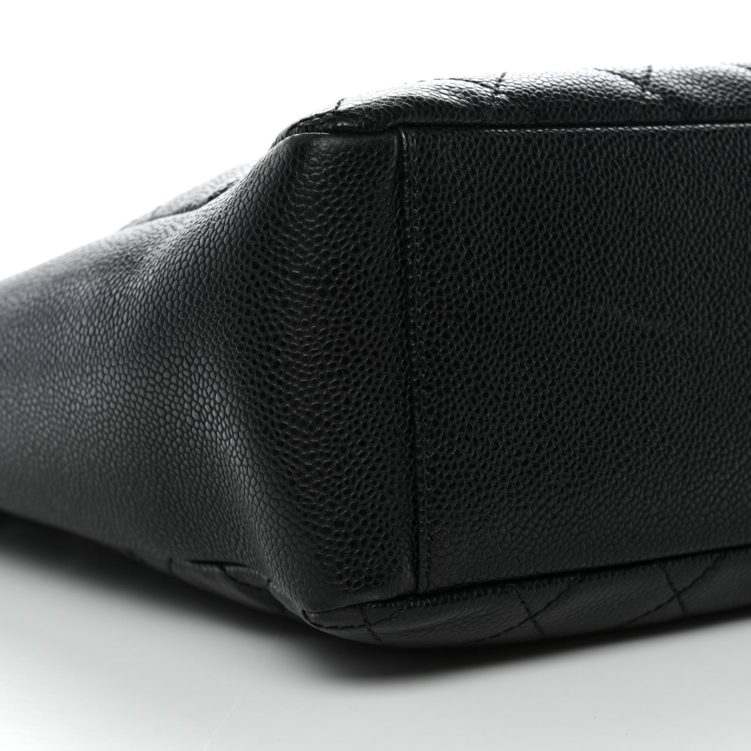 Chanel Caviar Quilted Vertical Grand Shopping Tote GST Black 8 of 9