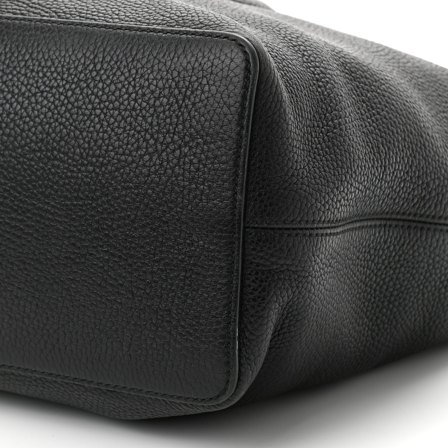 Gucci Pebbled Calfskin Large Soho Hobo Black 10 of 10