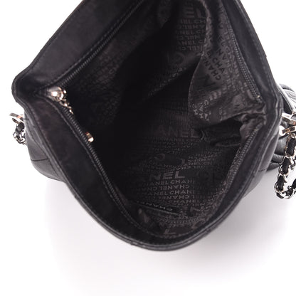 Chanel Lambskin Stitched Medium Ultimate Soft Tote Black 5 of 11