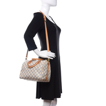 Louis Vuitton Damier Azur Speedy Bandouliere 25 2 of 12