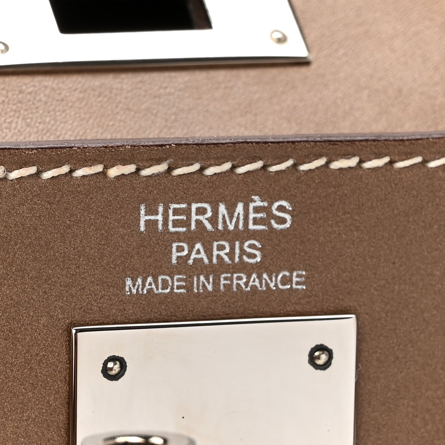Hermes Tadelakt Kelly Retourne 32 Etoupe 6 of 20