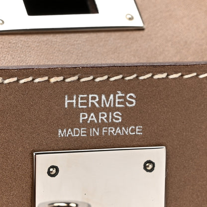 Hermes Tadelakt Kelly Retourne 32 Etoupe 6 of 20