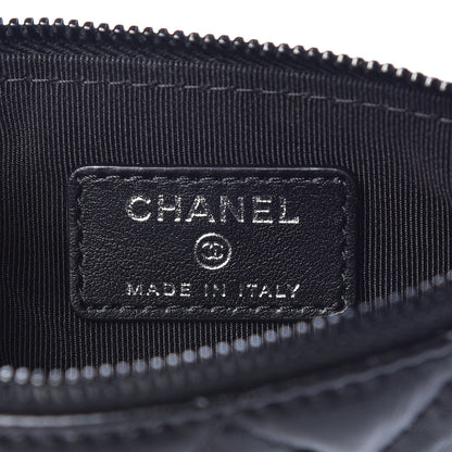 Chanel Aged Calfskin Quilted Reissue Cosmetic Case Black 6 of 8