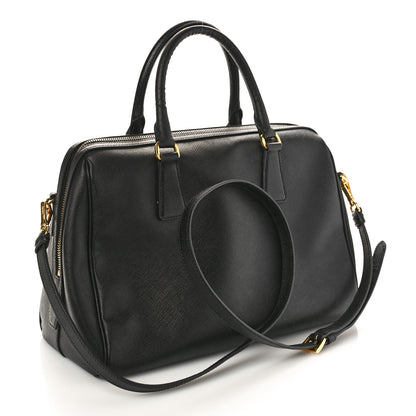 Prada Saffiano Lux Bowler Black 3 of 8