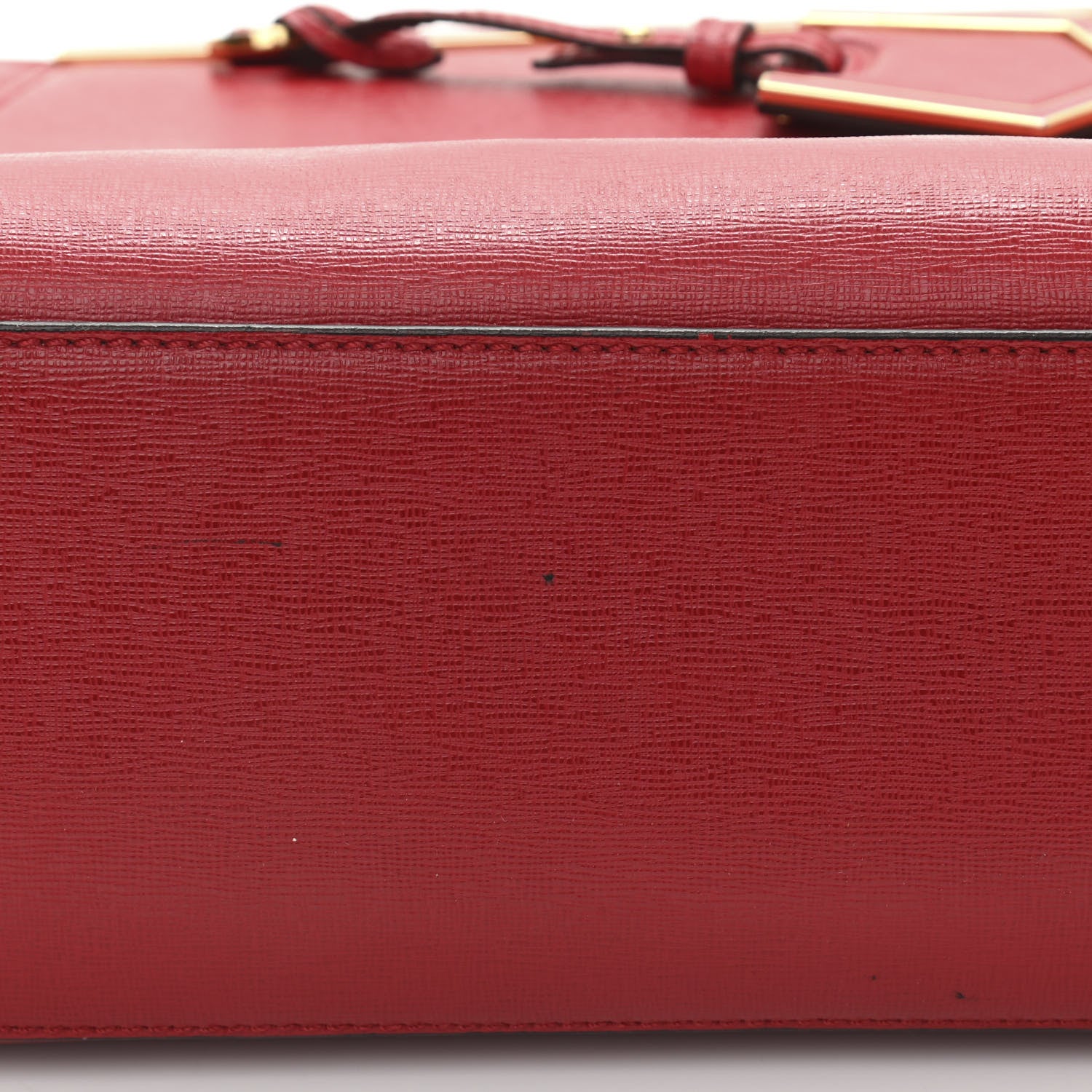 Fendi Vitello Elite Flamingo Petite 2Jours Tote Mattone 12 of 16