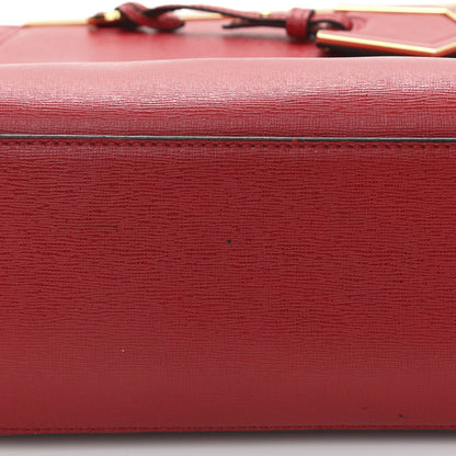 Fendi Vitello Elite Flamingo Petite 2Jours Tote Mattone 12 of 16