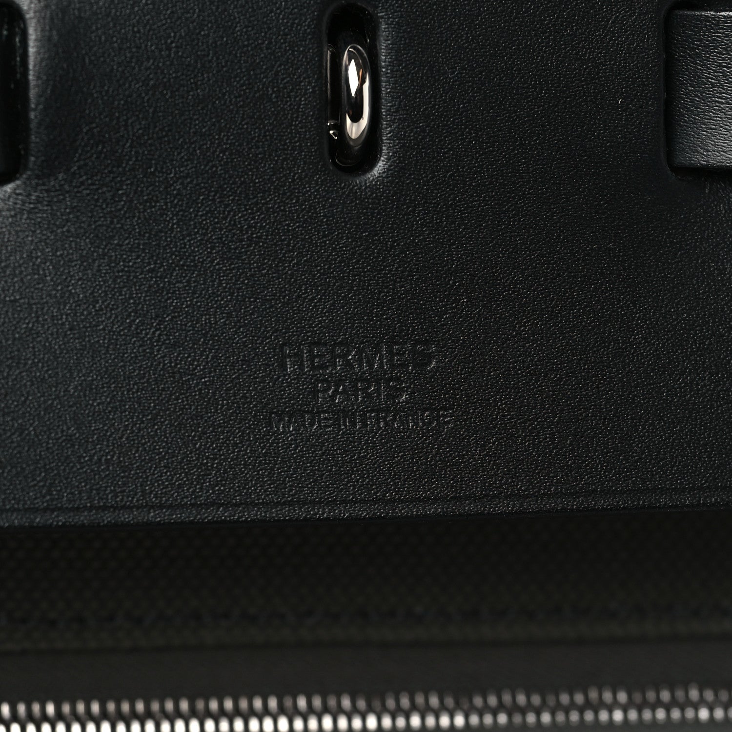 Hermes Criss Viking Vache Hunter Herbag Cabin Zip Retourne 50 Vert De Gris Black 7 of 10