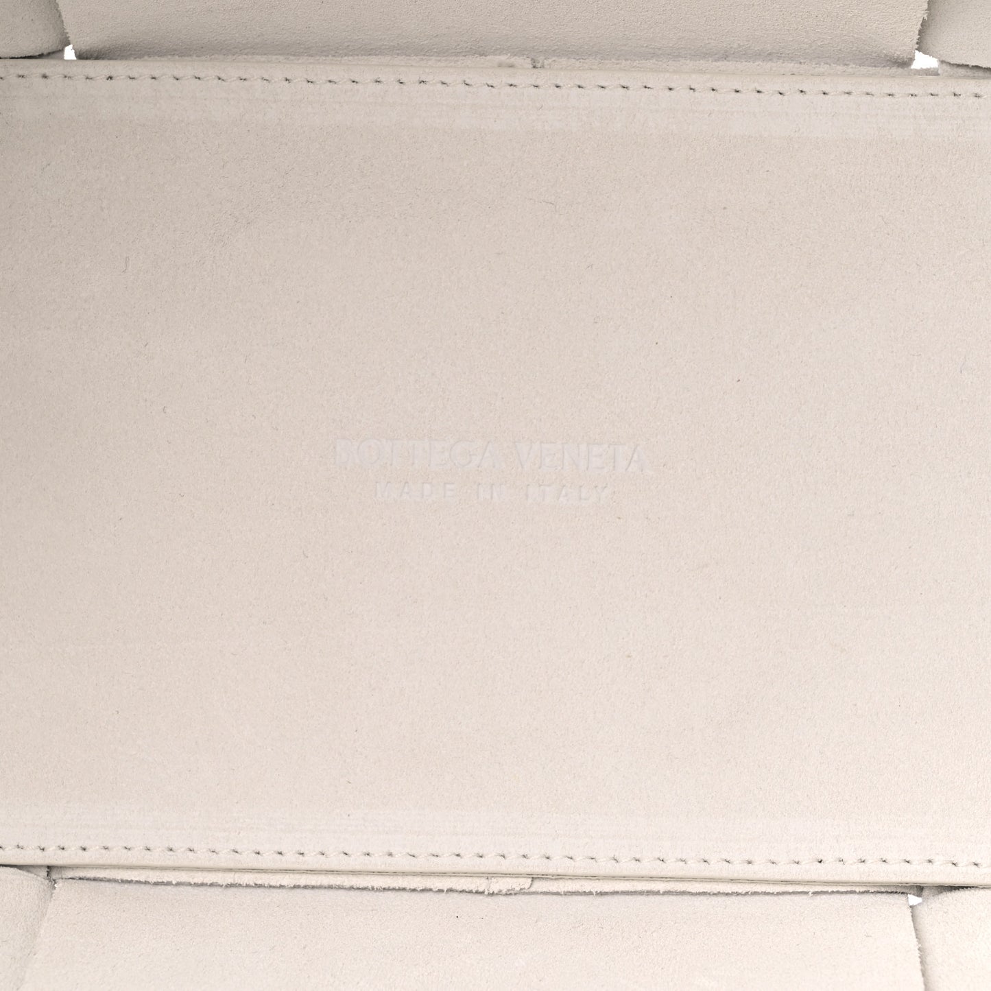 Nappa Maxi Intrecciato Medium Arco Tote White