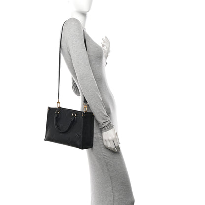 Louis Vuitton Empreinte Monogram Giant Onthego PM Black 2 of 10