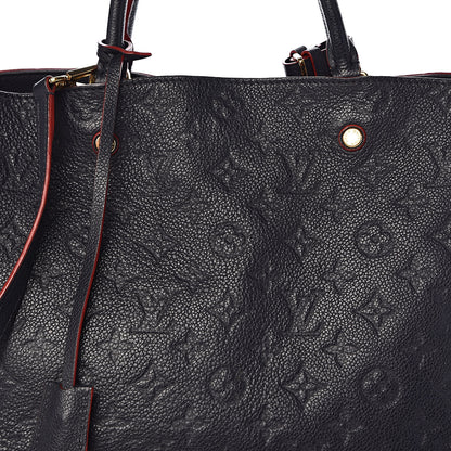 Louis Vuitton Empreinte Montaigne GM Marine Rouge 18 of 18