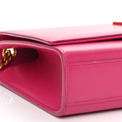 Saint Laurent Smooth Calfskin Medium Classic Monogram Kate Tassel Satchel Fuchsia 9 of 12