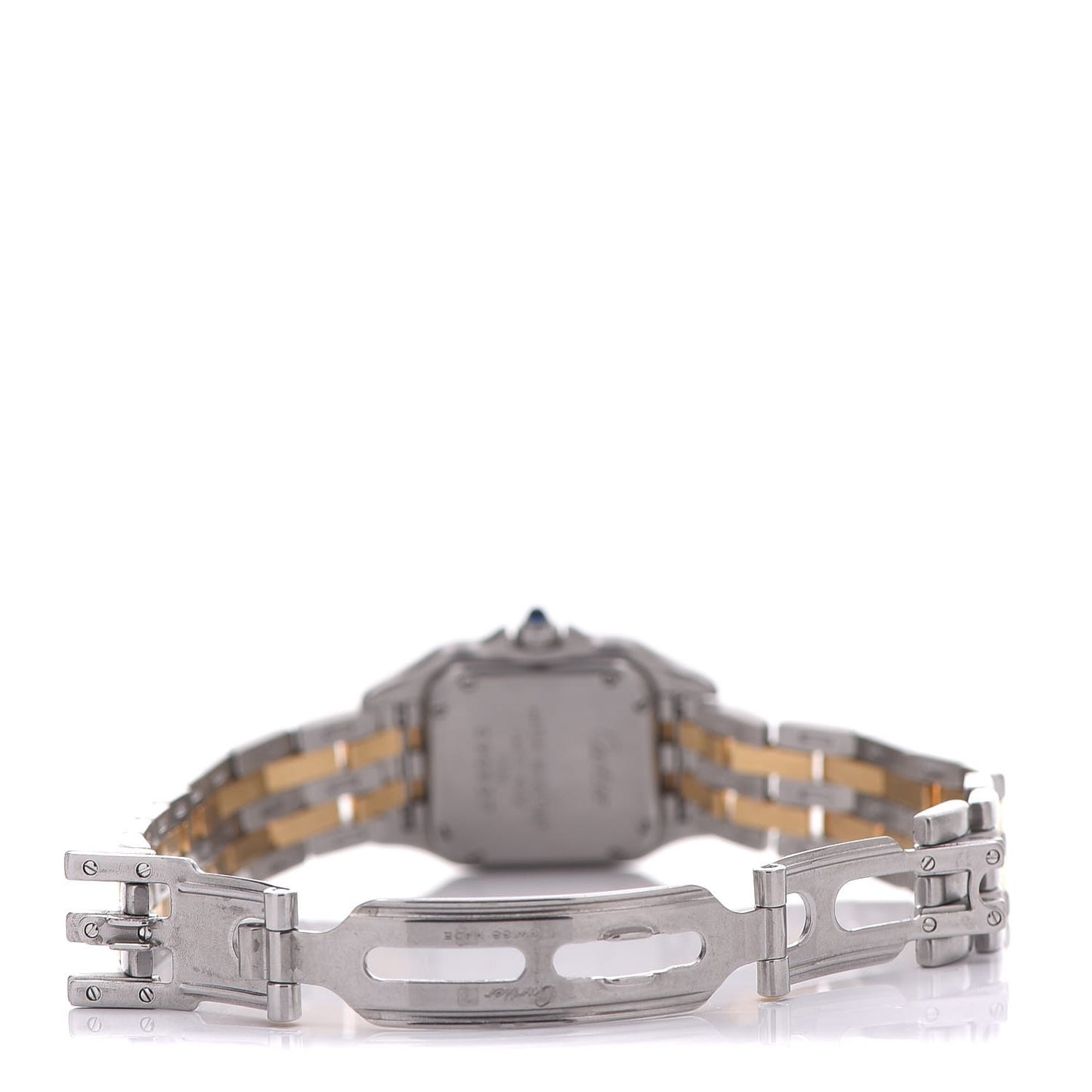 Stainless Steel 18K Yellow Gold 22mm Panthere Quartz Watch