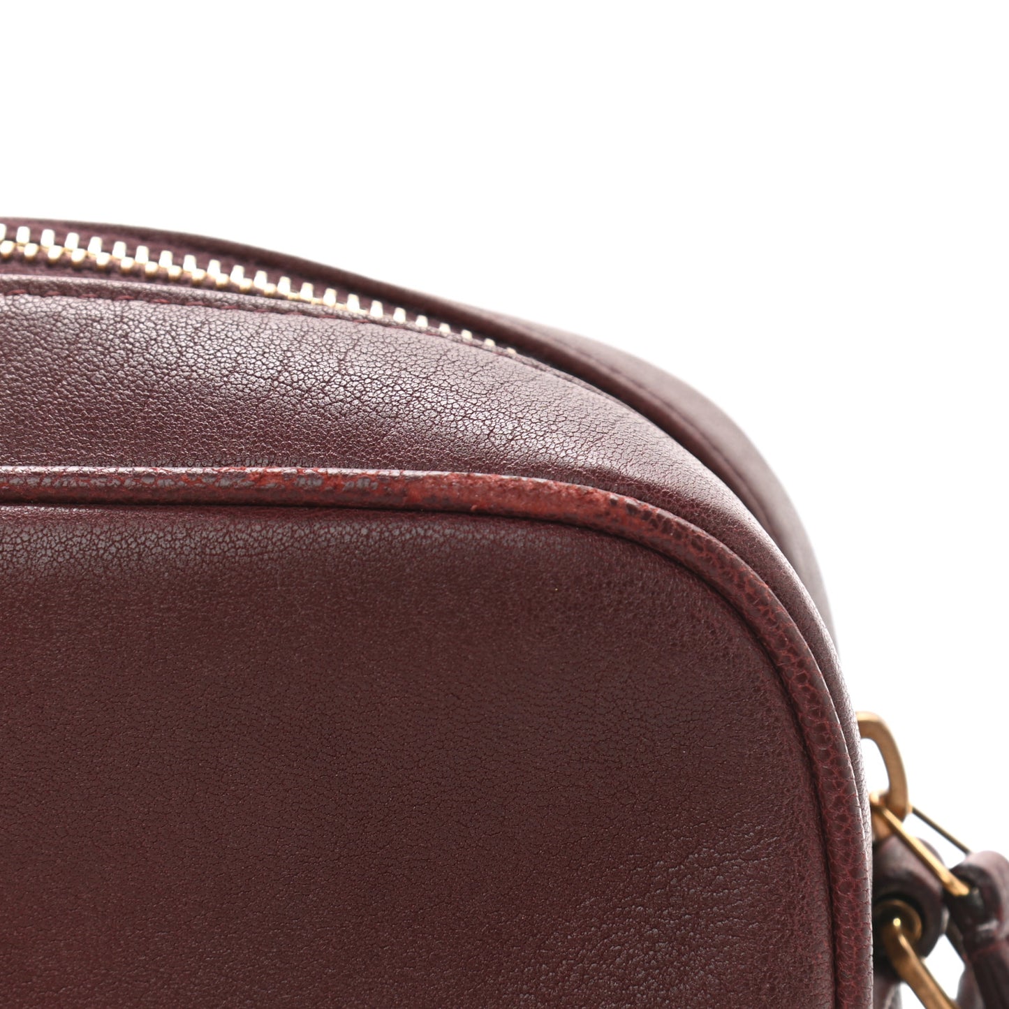 Lambskin Monogram Lou Camera Bag Burgundy